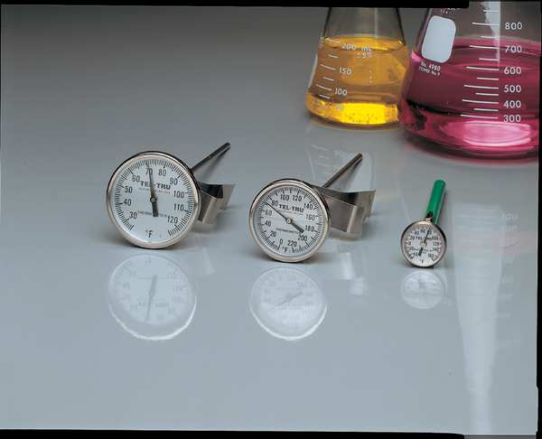 Bimetal Thermom, 2 In Dial, -10 to 110C