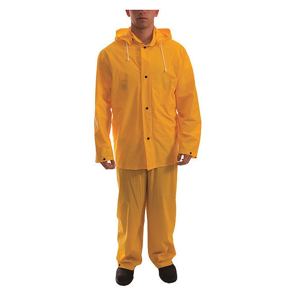 Rain Suit w/Jacket/Bib, Unrated, Yellow, S
