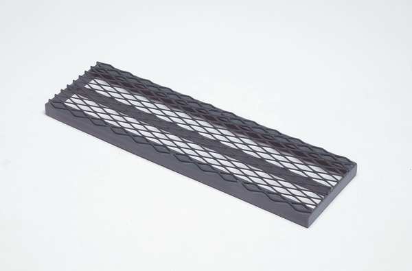58 1/2 in H Steel Rolling Ladder, 3 Steps