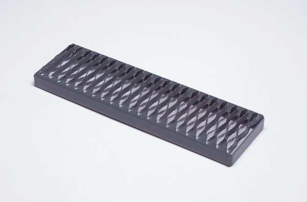 58 1/2 in H Steel Rolling Ladder, 3 Steps