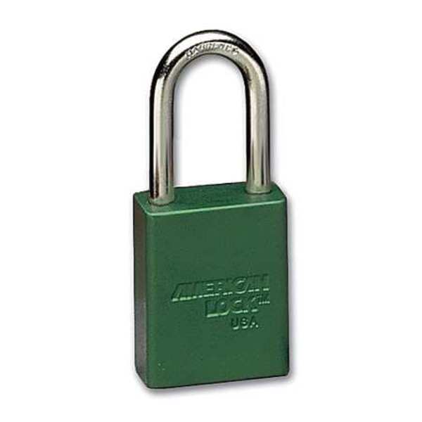 Lockout Padlock, KA, Green, 1-7/8