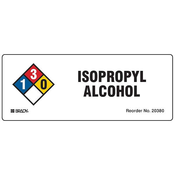Label, NFR, Isopropyl Alcohol, PK50