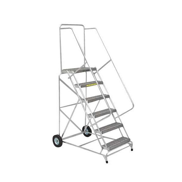 113 in H Aluminum Wheelbarrow Ladder, 8 Steps