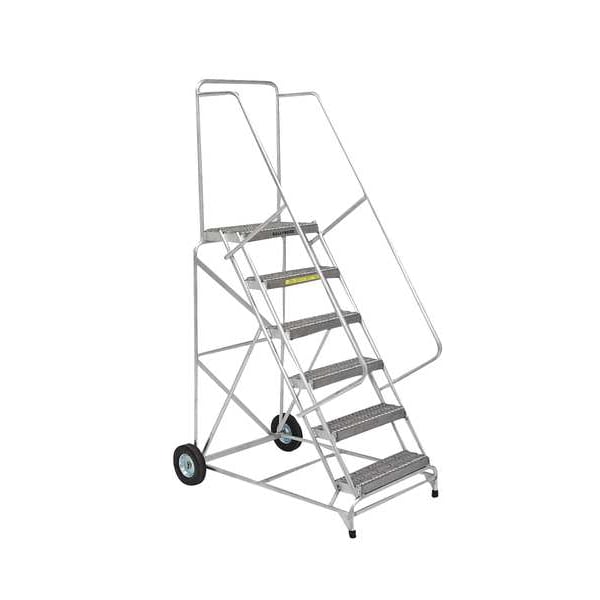 123 in H Aluminum Wheelbarrow Ladder, 9 Steps
