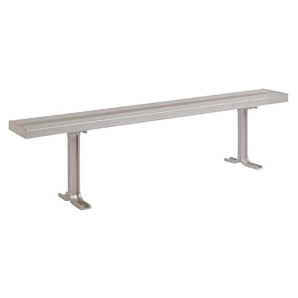 Locker Room Bench, 8 Ft, 2 Pedestals