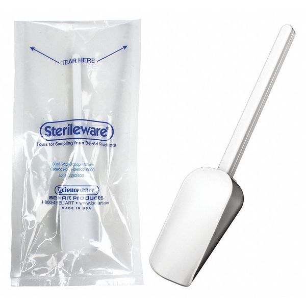 Scoop Sterile Poly 60Ml, Pk100
