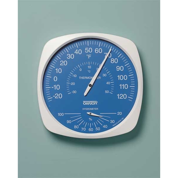 Indoor Analog Hygrometer, -22 to 122 F