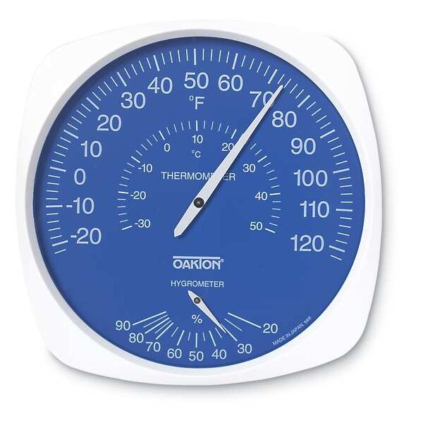 Indoor Analog Hygrometer, -22 to 122 F