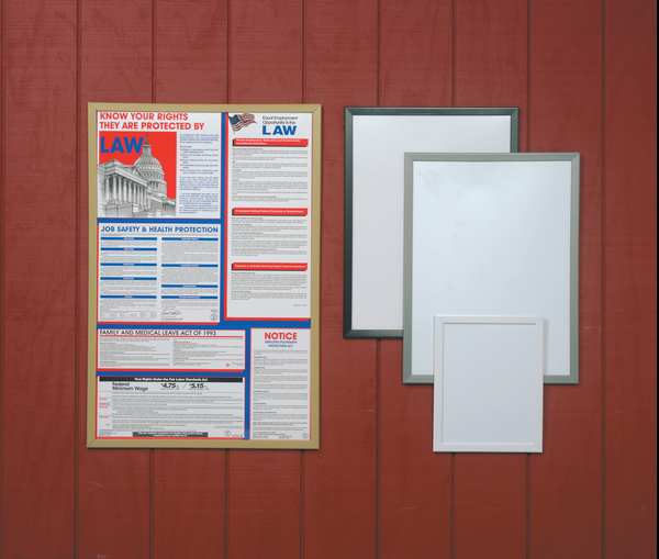 Poster Frame, Silver, 24 x 36 In.