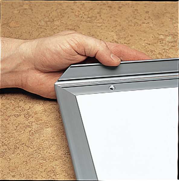 Poster Frame, Silver, 24 x 36 In.