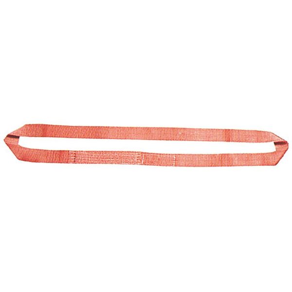 Web Sling, Endless, 4 ft L, 2 in W, Nylon, Yellow