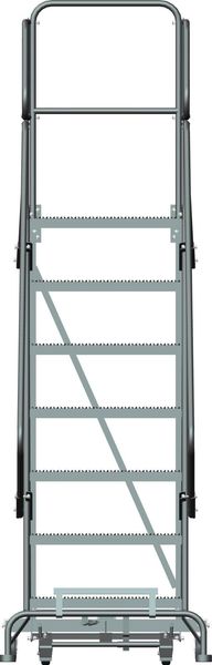 Roll Work Platform, Steel, Single, 70 In.H