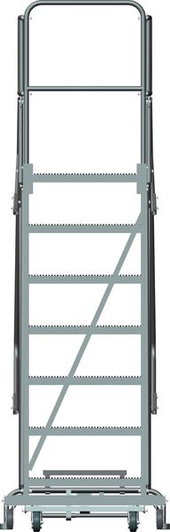 Roll Work Platform, Steel, Single, 70 In.H