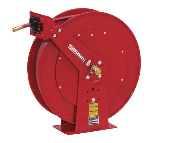 Spring Return Hose Reel, 3/8 in Hose Dia., 100 ft Length, 300 psi