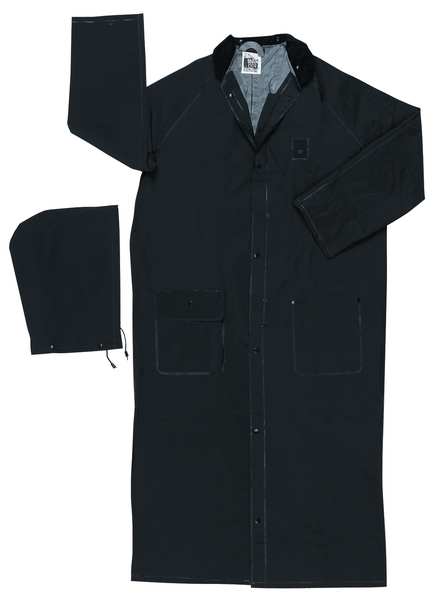 Rider Raincoat, Black, 5XL