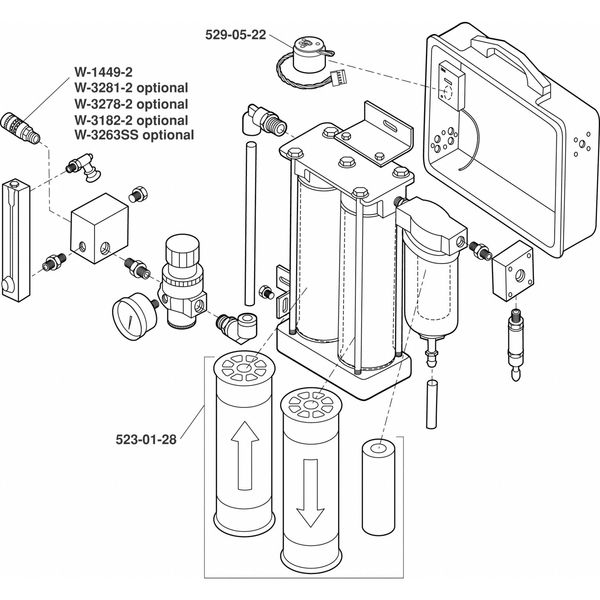 Air Filter and Regulator Panel