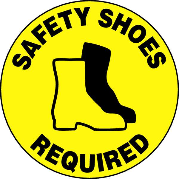 Slip-Gard Round Floor Sign, 17 in H, 17 in W, Vinyl, Circle, English, MFS205