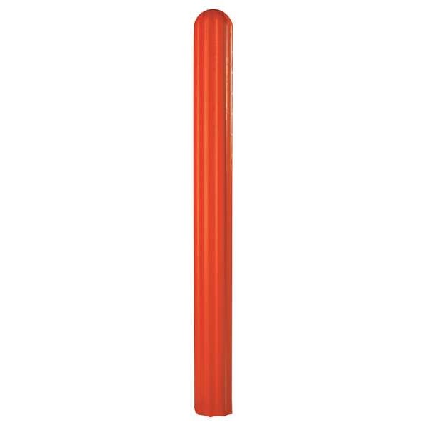 Post Sleeve, 8 In Dia., 57 In H, Red