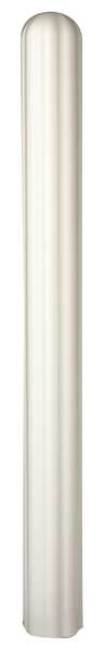Post Sleeve, 8 In Dia., 57 In H, Yellow