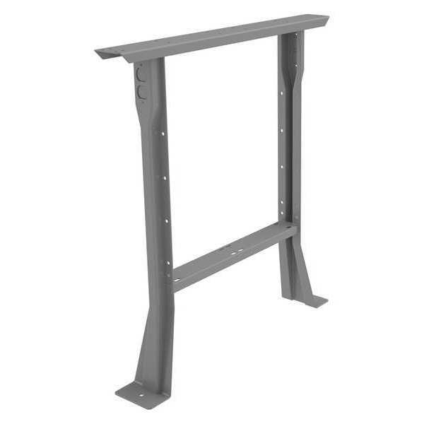 Flared Leg, 3-1/2 W x 30 D x 32 H, Gray