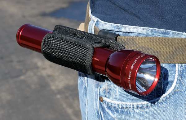 Holster, Nylon, For AA, L123, C And D Cell