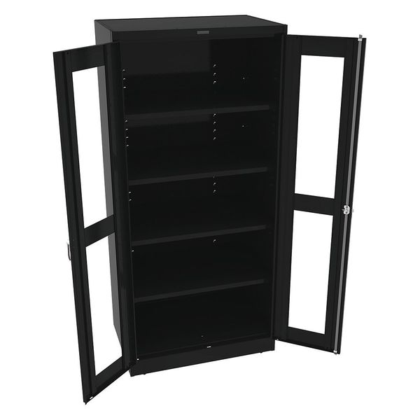 22 ga. Steel Storage Cabinet, 36 in W, 78 in H, Stationary