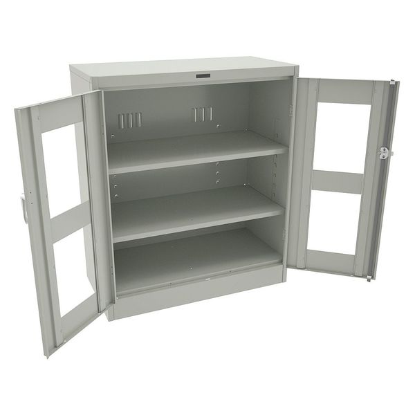 22 ga. Steel Storage Cabinet, 36 in W, 42 in H, Stationary