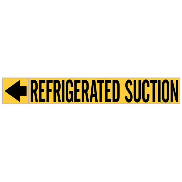 Pipe Marker, Refrigerated Suction, 2 In.H