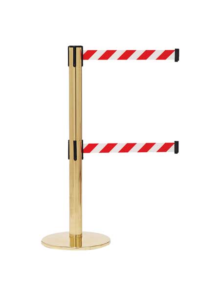 Barrier Post with Belt, 7-1/2 ft. L