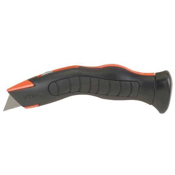 Utility Knife, Retractable, Utility, General Purpose, Plastic, 7 in L.