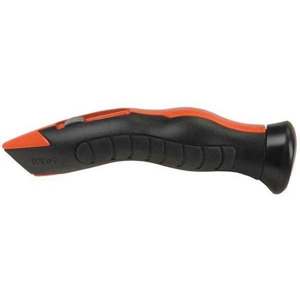 Utility Knife, Retractable, Utility, General Purpose, Plastic, 7 in L.