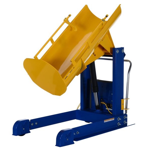 Drum Dumper, 36 In H, 750 lb.Cap