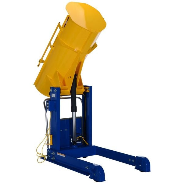 Drum Dumper, 36 In H, 750 lb.Cap