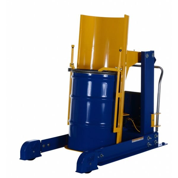 Drum Dumper, 36 In H, 750 lb.Cap