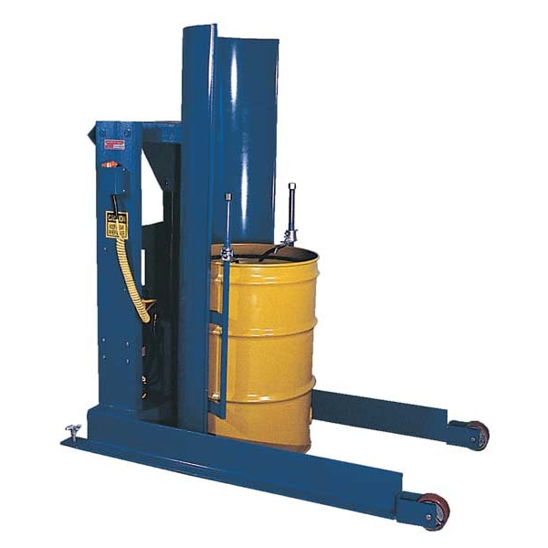 Drum Dumper, 60 In H, 750 lb.Cap