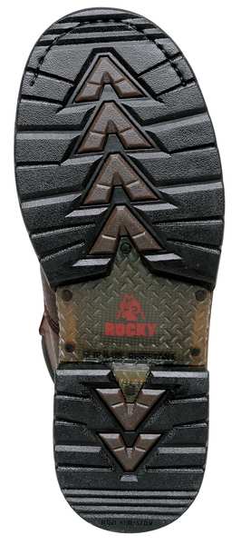 Work Boots, Pln, Men, 10-1/2, Brown, PR