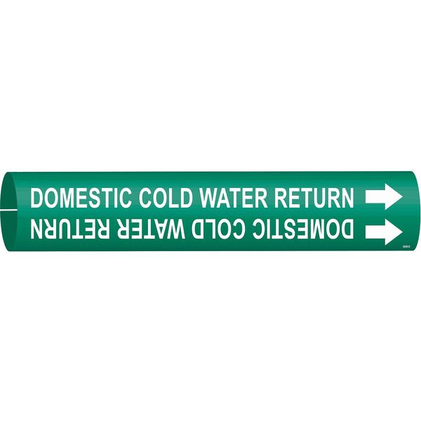 Pipe Mkr, Domestic Cold Water Return, 4to6