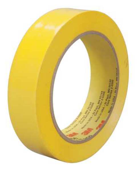 Film Tape, Polyethylene, Yellow, 2In x 36Yd