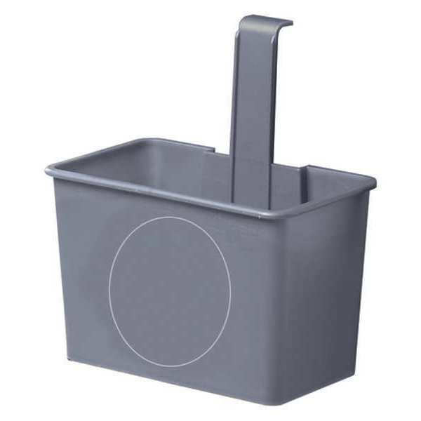 8 gal CLEANERx Dual Bucket Side Press Mop Bucket and Wringer, Red, Polypropylene