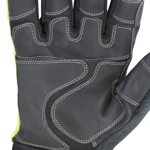 Hi-Vis Cold Protection Gloves, 60g Thinsulate/Micro Fleece Lining, L