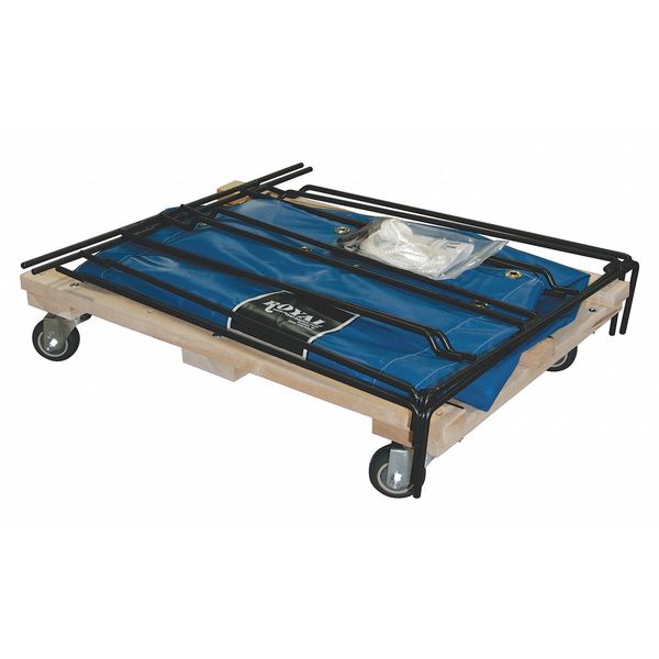 Knock Down Truck, 16 bu, blue vinyl
