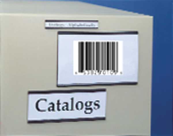 Label Holder, Mag, 1x6, Bk/Br, PK25