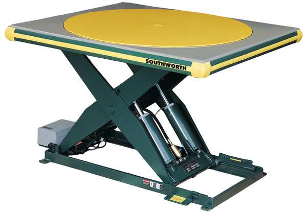 Scissor Lift Table, 3500 lb. Cap, 115V, 48
