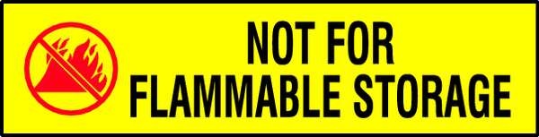 Cabinet Label, 7 In. H, 24 In. W, 60274