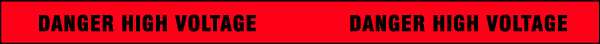 Barricade Tape, Red/Black, 1000 ft x 3 In