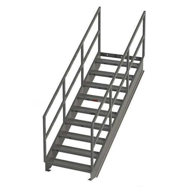 Industrial Stairway, 9 Steps, 70
