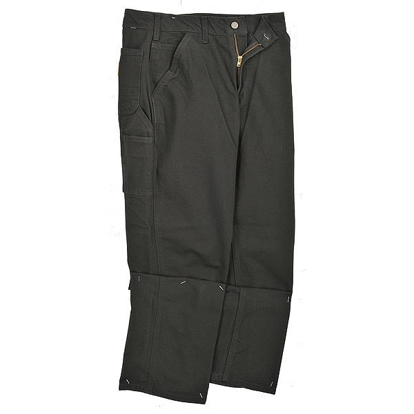 Dungaree Work Pants, Black, Size 34x34 In