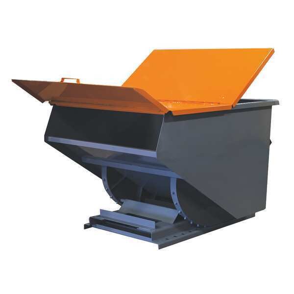 Hopper Lid, Yellow, Fits 3 cu. yd.