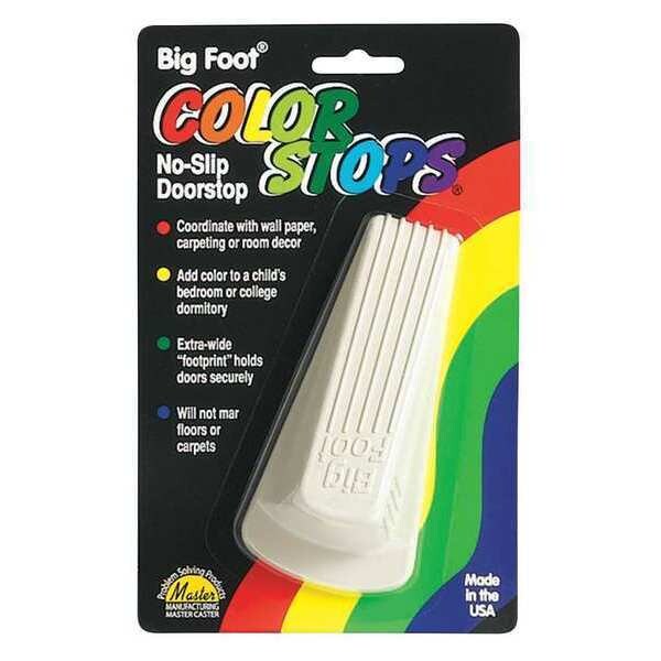 Door Wedge, Vulcanized Rubber, Beige, 1-1/4