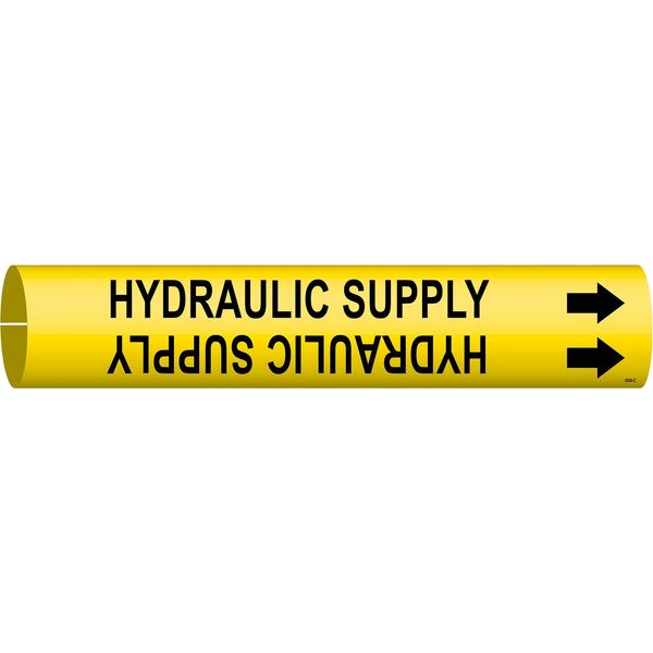 Pipe Mrkr, Hydraulic Supply, 2-1/2 to3-7/8